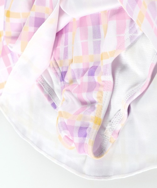 BRANSHES(ブランシェス)の「【水着】マドラスチェックワンピース(水着・キッズ・ピンク/オレンジ・90/100/110/120/130)」の18枚目の写真