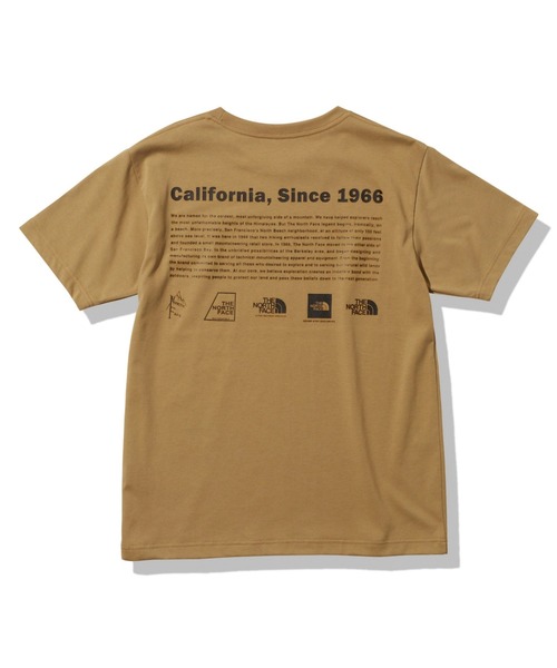 THE NORTH FACE（ザノースフェイス）の「THE NORTH FACE S/S Historical Logo Tee NT32332（Tシャツ/カットソー・メンズ・ベージュ/ホワイト/グレー/ブラック・MEDIUM/SMALL/X-LARGE/LARGE）」の2枚目の写真