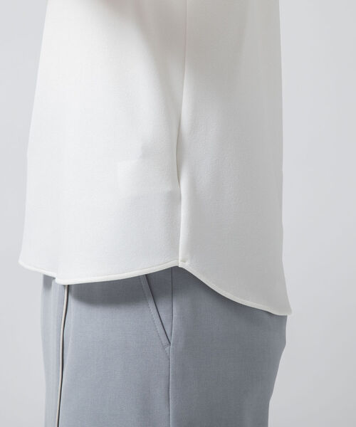 NOLLEY’S Sophi(ノーリーズソフィ)の「ジャガードスリーブプルオーバーカットソー(Tシャツ/カットソー・レディース・ブラック/オフホワイト・38/36)」の14枚目の写真