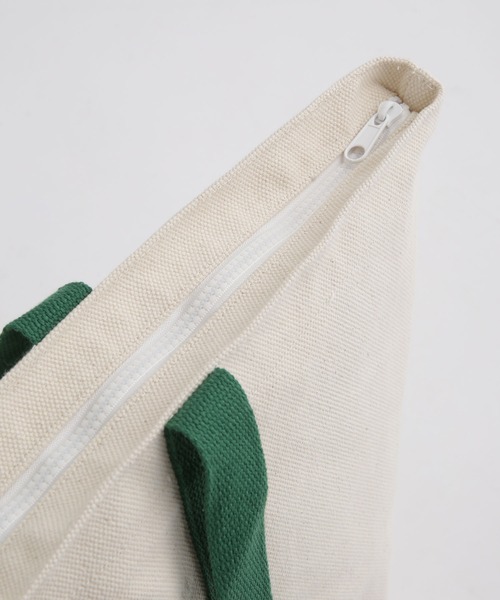 NANO universe(ナノユニバース)の「LB.03/THE MET別注 ロゴプリントキャンバストートバッグ(トートバッグ・メンズ・ブルー/レッド/グリーン・FREE)」の7枚目の写真