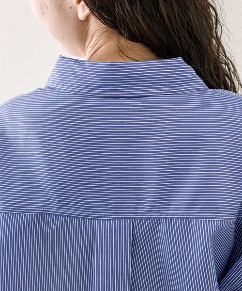 mystic（ミスティック）の「ショートシャツベアワンピースSET（ワンピース・レディース・ブルー/ブラック・1/2）」の6枚目の写真