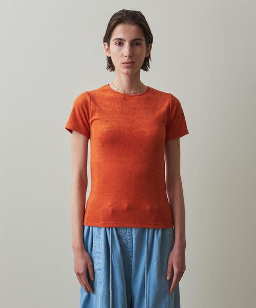 tシャツ Tシャツ BASERANGE OMO TEE レディース baserange omo long tee baserange Omo Long Sleeve Tee ベロアTシャツ