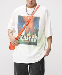 ビッグシルエットプリントTシャツ フェード WO23S3TP03【WB ORIGINALS】