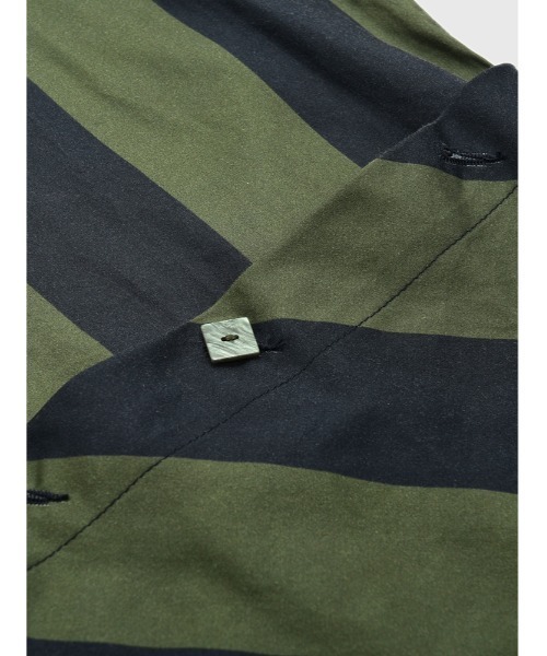 JNBY(ジェーエヌビーワイ)の「HOME Genderless Striped Cotton Shirt(シャツ/ブラウス・レディース・ベージュ系その他5/ブルー系その他4/グリーン系その他5・36/38)」の22枚目の写真