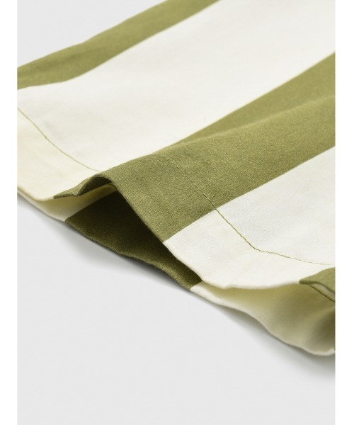 JNBY(ジェーエヌビーワイ)の「HOME Genderless Striped Cotton Shirt(シャツ/ブラウス・レディース・ベージュ系その他5/ブルー系その他4/グリーン系その他5・36/38)」の10枚目の写真