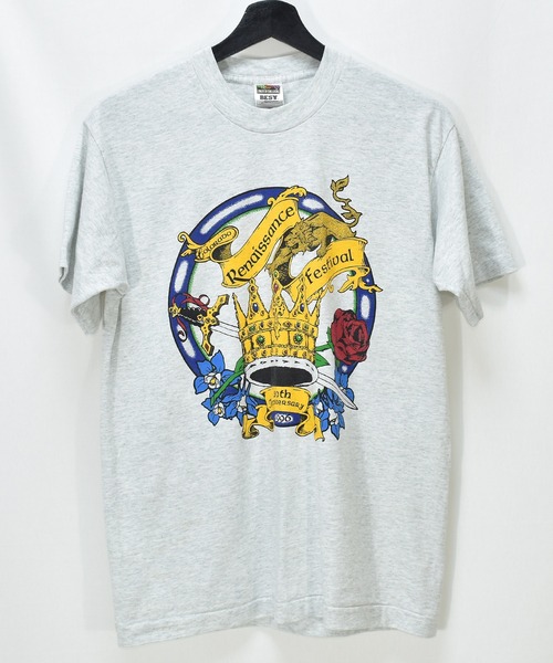 VINTAGE(ヴィンテージ)の「【ヴィンテージ古着】96's Renaissance Festival プリント Tシャツ USA製(Tシャツ/カットソー・メンズ・グレー・MEDIUM)」の4枚目の写真