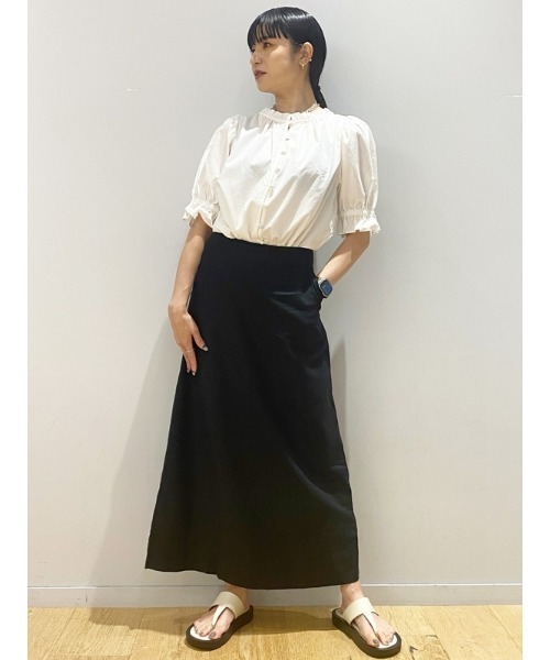 ELLIE ブラック パフスリーブ シャツ EZキューブ ロングスリーブTシャツ – EGOZARU ONLINE STORE