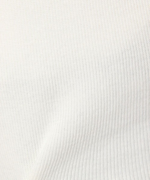 BABYLONE(バビロン)の「ロングテレコパット付きキャミ(キャミソール・レディース・オフホワイト/サンドグレー/ブラック・フリー)」の6枚目の写真