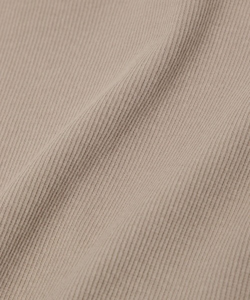 BABYLONE(バビロン)の「ロングテレコパット付きキャミ(キャミソール・レディース・オフホワイト/サンドグレー/ブラック・フリー)」の5枚目の写真