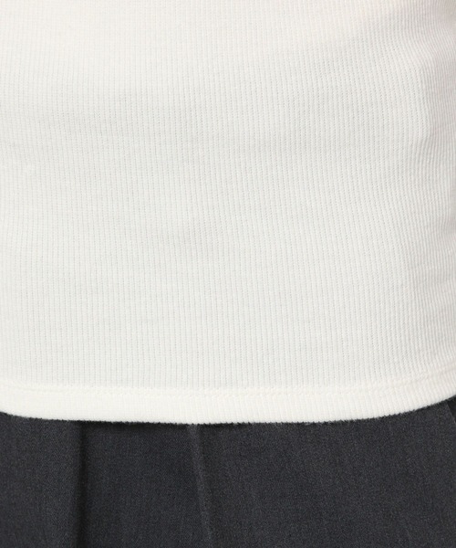 BABYLONE(バビロン)の「ロングテレコパット付きキャミ(キャミソール・レディース・オフホワイト/サンドグレー/ブラック・フリー)」の9枚目の写真