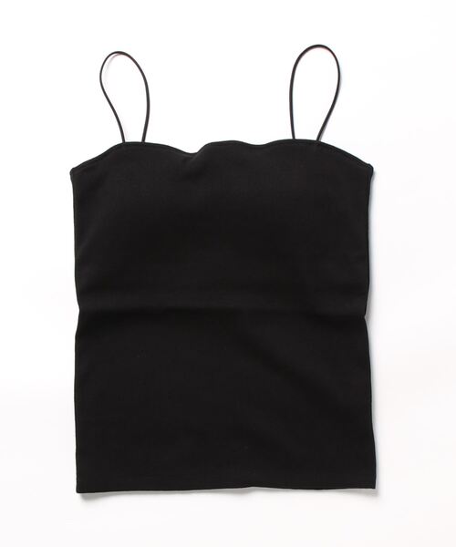 BABYLONE(バビロン)の「ロングテレコパット付きキャミ(キャミソール・レディース・オフホワイト/サンドグレー/ブラック・フリー)」の19枚目の写真