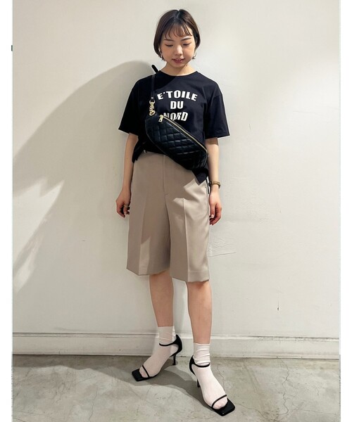 DRESSTERIOR(ドレステリア)の「◆?TOILEロゴTシャツ(Tシャツ/カットソー・レディース・ブラウン系/オフホワイト/チャコールグレー・34/36/38)」の8枚目の写真