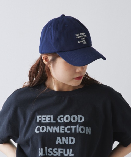 FEEL GOOD CONNECTION AND BLISSFUL TIME（フィールグッドコネクションアンドブリスフルタイム）の「【F&B】ロゴ刺繍キャップ（キャップ・レディース・アイボリー/ネイビー/ブラック・FREE）」の5枚目の写真
