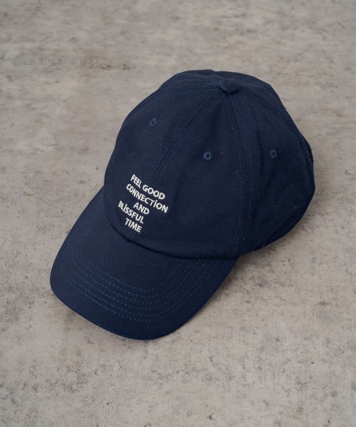 FEEL GOOD CONNECTION AND BLISSFUL TIME（フィールグッドコネクションアンドブリスフルタイム）の「【F&B】ロゴ刺繍キャップ（キャップ・レディース・アイボリー/ネイビー/ブラック・FREE）」の9枚目の写真
