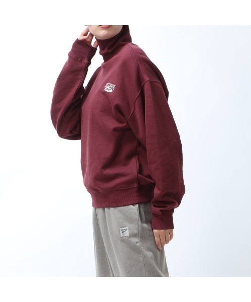 Reebok(リーボック)の「アーカイブ フィット クルー スウェット / CL AE ARCHIVE FIT CREW(スウェット・レディース・アイボリー/ブラック/バーガンディー・X-LARGE/XX-LARGE/MEDIUM/SMALL/LARGE)」の7枚目の写真