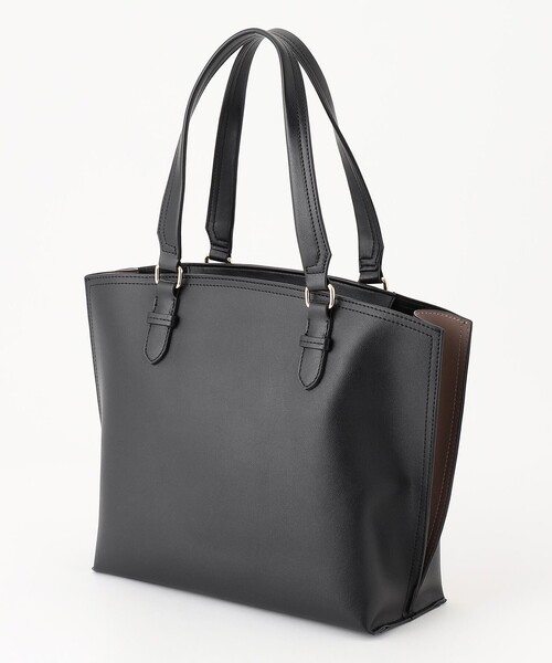 ANY SIS(エニィスィス)の「バイカラーセパレートトート バッグ(ショルダーバッグ・レディース・ベージュ系/ブラック系・2)」の3枚目の写真