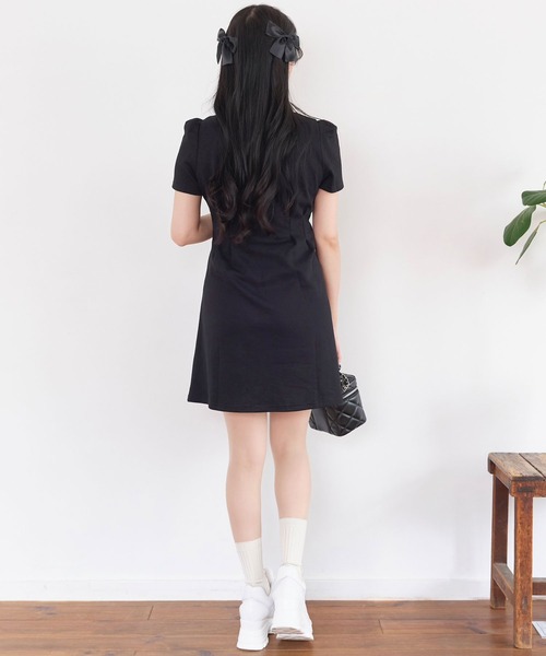レア❗️美品♡ほぼ未使用♡familiar ワンピース titty&co ボウタイスイッチングワンピース 量産型 地雷系 乃木坂