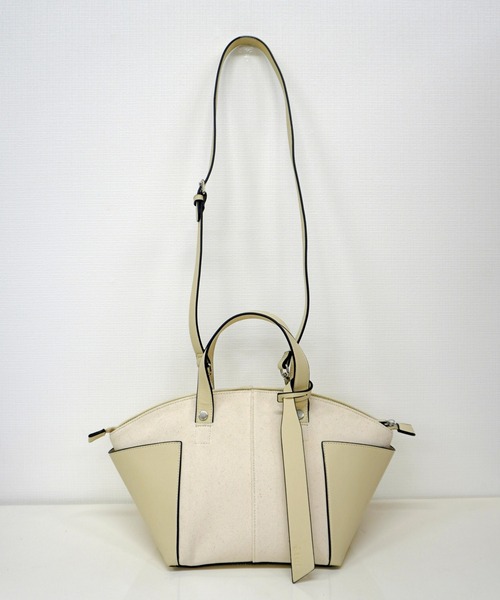 etul（エツル）の「「etul / エツル」Grim Air×Recycled Canvas 2way Small Tote Bag（トートバッグ・レディース・ブラック/ブラウン/ホワイト・FREE）」の16枚目の写真