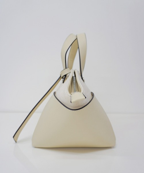 etul（エツル）の「「etul / エツル」Grim Air×Recycled Canvas 2way Small Tote Bag（トートバッグ・レディース・ブラック/ブラウン/ホワイト・FREE）」の17枚目の写真