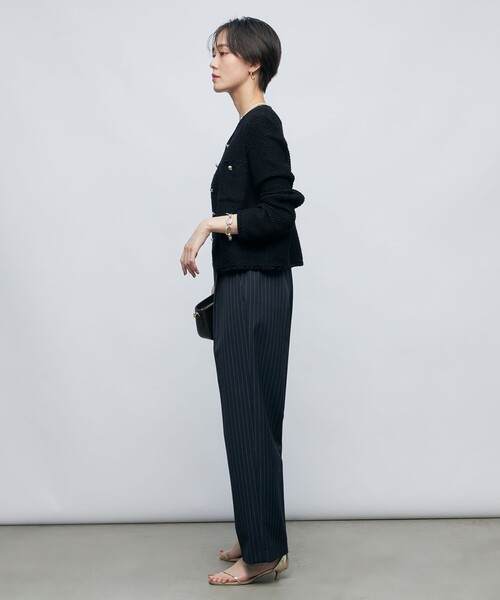 NOLLEY’S Sophi ブークレーカーデジャケット ノーカラージャケット ブークレーカーデジャケット | ノーリーズ(NOLLEY'S) | マルイ