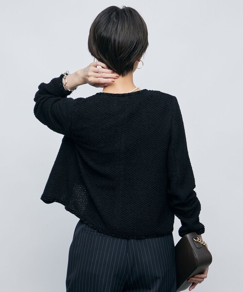 NOLLEY'S Sophi（ノーリーズソフィ）の「カラミツイードカーデ