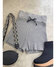 MURUA | リブニットキュロット【ショートパンツ】(その他パンツ)