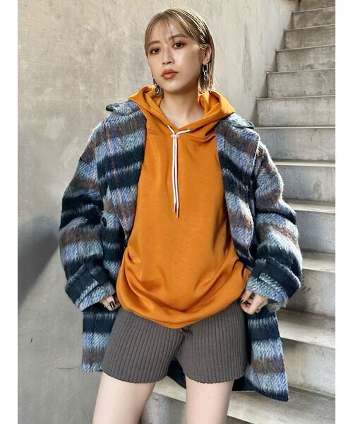 MURUA（ムルーア）の「リブニットキュロット【ショートパンツ】（その他パンツ・レディース・モカ/ブラック/グレー・FREE）」の21枚目の写真