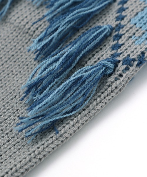 チチカカ（チチカカ）の「ナバホフリンジニットプルオーバー（ニット/セーター・レディース・グレー/アイボリー/ブラウン・FREE）」の19枚目の写真