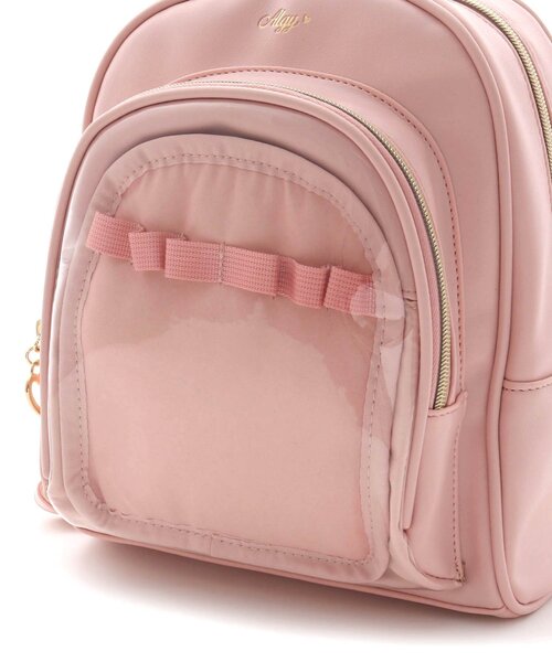 algy（アルジー）の「推しリュック A（バックパック/リュック・キッズ・アイボリー/ピンク/ブラック・FREE）」の12枚目の写真