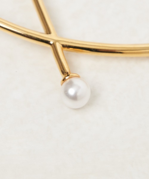 Chico（チコ）の「ハートフープピアス（ピアス（両耳用）・レディース・シルバー/ゴールド・FREE）」の7枚目の写真