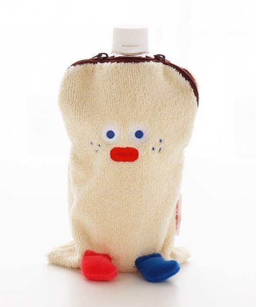 Brunch Brother（ブランチブラザー）の「ファスナー付きタオル ボトルカバー/ブランチブラザー（ハンカチ/ハンドタオル・レディース・ブラック/イエロー/ベージュ・FREE）」の2枚目の写真