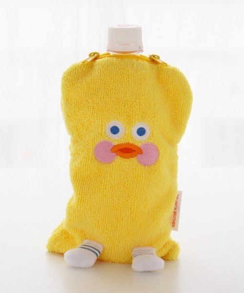 Brunch Brother（ブランチブラザー）の「ファスナー付きタオル ボトルカバー/ブランチブラザー（ハンカチ/ハンドタオル・レディース・ブラック/イエロー/ベージュ・FREE）」の3枚目の写真