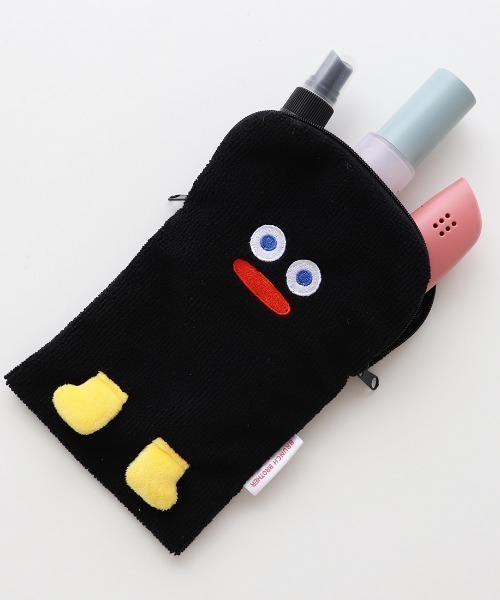Brunch Brother（ブランチブラザー）の「ファスナー付きタオル ボトルカバー/ブランチブラザー（ハンカチ/ハンドタオル・レディース・ブラック/イエロー/ベージュ・FREE）」の6枚目の写真
