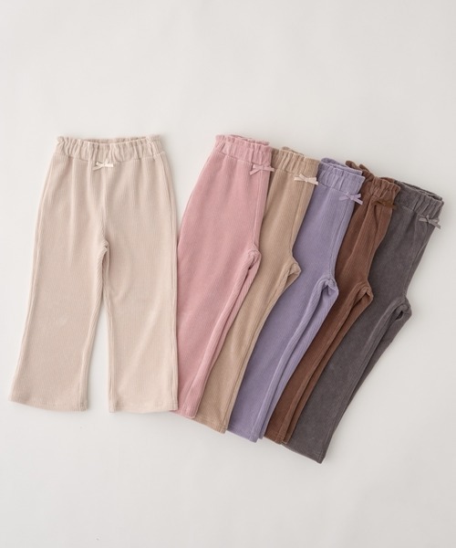 やみつきになる着心地】ニットコールフレアパンツ（レギンス/スパッツ