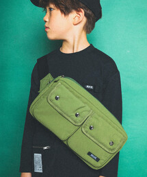 WASK | ポケット付きショルダーバッグ(ボディバッグ/ウエストポーチ)