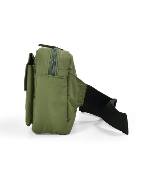 WASK（ワスク）の「ポケット付きショルダーバッグ（ボディバッグ/ウエストポーチ・キッズ・グリーン/ブラック・FREE）」の7枚目の写真