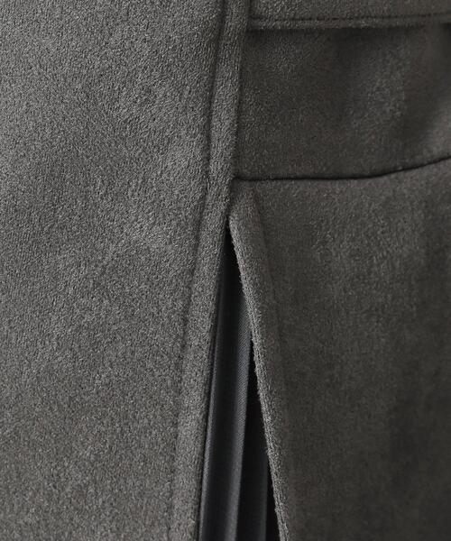 grove（グローブ）の「◆マシュマロタッチスウェード プリーツドッキングワンピース（ワンピース・レディース・チャコールグレー/カーキ/ライトベージュ・02/03/01/05/04）」の10枚目の写真