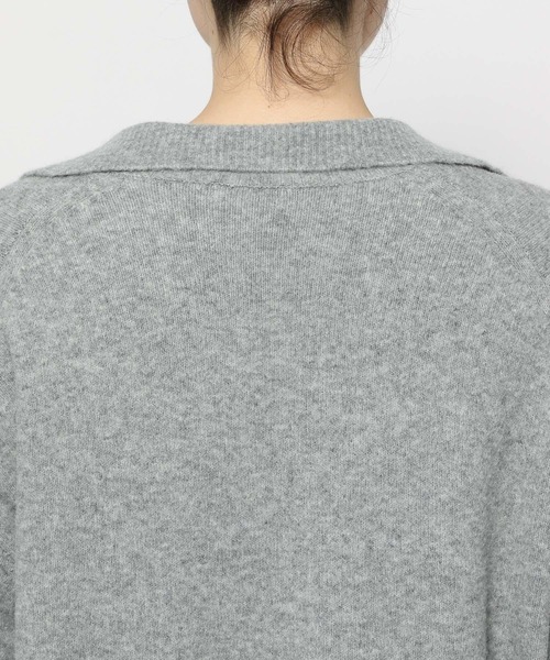 LEPSIM（レプシィム）の「7ゲージ深Vスキッパーチュニック　971257（ニット/セーター・レディース・イエロー/ベージュ/グレー・FREE）」の17枚目の写真