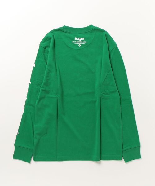 AAPE BY A BATHING APE(エーエイプバイアベイシングエイプ)の「AAPE LONG SLEEVE TEE(Tシャツ/カットソー・メンズ・ブラック/グリーン系その他5/ホワイト・MEDIUM/LARGE/X-LARGE/SMALL/XX-LARGE)」の16枚目の写真