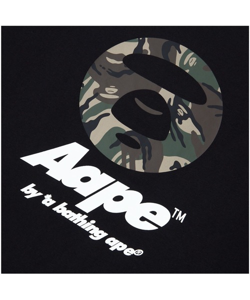 AAPE BY A BATHING APE(エーエイプバイアベイシングエイプ)の「AAPE LONG SLEEVE TEE(Tシャツ/カットソー・メンズ・ブラック/グリーン系その他5/ホワイト・MEDIUM/LARGE/X-LARGE/SMALL/XX-LARGE)」の9枚目の写真