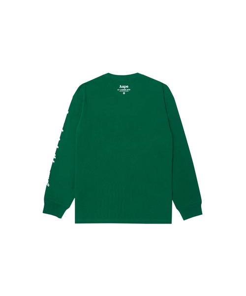 AAPE BY A BATHING APE(エーエイプバイアベイシングエイプ)の「AAPE LONG SLEEVE TEE(Tシャツ/カットソー・メンズ・ブラック/グリーン系その他5/ホワイト・MEDIUM/LARGE/X-LARGE/SMALL/XX-LARGE)」の12枚目の写真