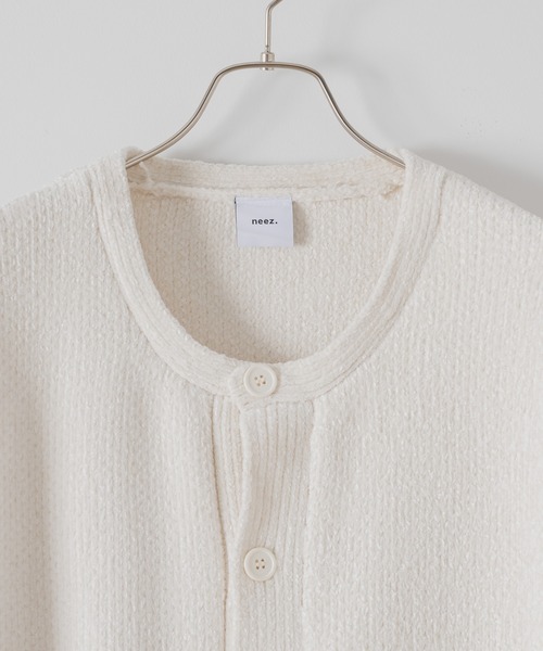neez.(ニーズ)の「バレルモールカーディガン(カーディガン/ボレロ・メンズ・ホワイト/ブラック/ブラウン・SMALL/MEDIUM/LARGE)」の5枚目の写真