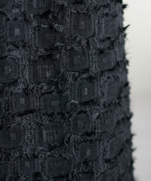 DISCOAT（ディスコート）の「フリンジナロースカート（スカート・レディース・オフホワイト/ブラック・FREE）」の21枚目の写真