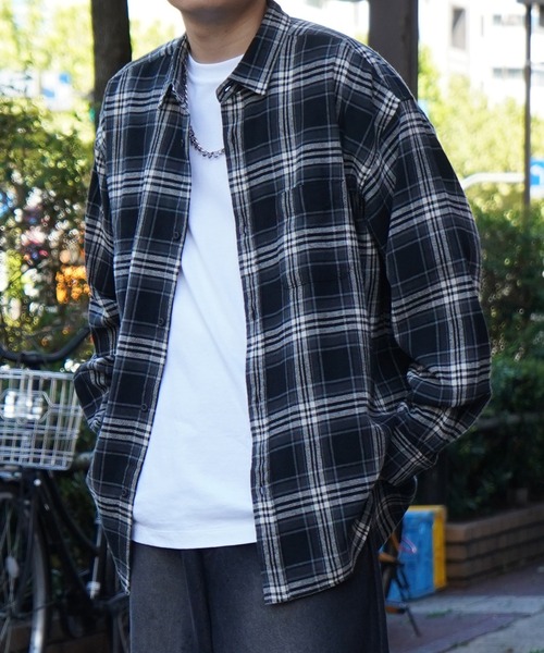 セール】ソフトコットン オンブレチェック / ネルチェック ビッグ