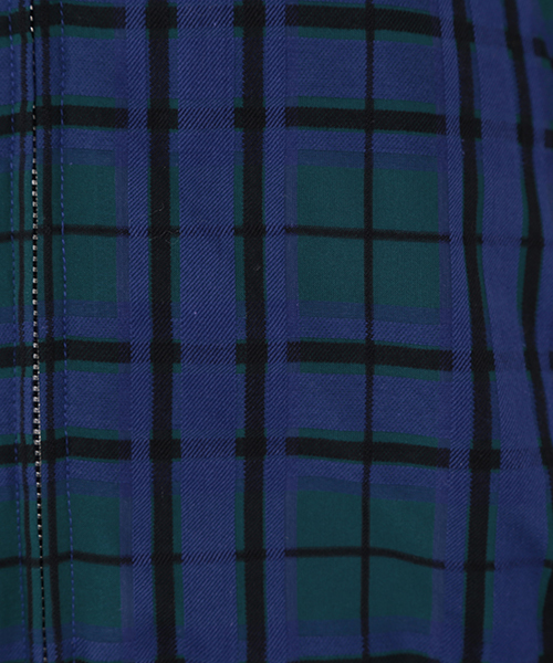 Ray BEAMS（レイビームス）の「RBS / シアーチェック レースアップ ブルゾン（ブルゾン・レディース・ライトブラウン/ネイビー・0/1）」の14枚目の写真