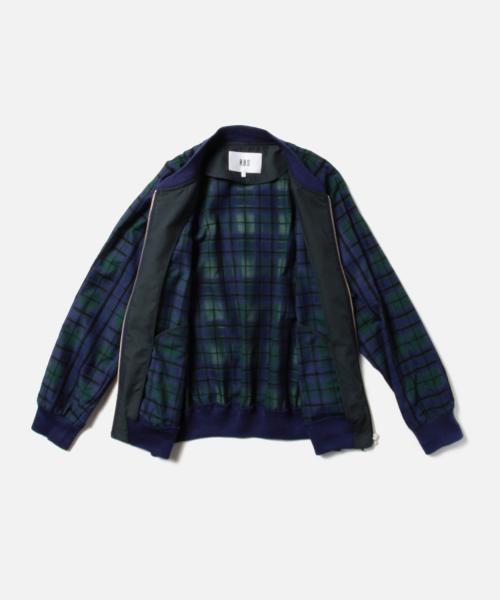 Ray BEAMS（レイビームス）の「RBS / シアーチェック レースアップ ブルゾン（ブルゾン・レディース・ライトブラウン/ネイビー・0/1）」の21枚目の写真