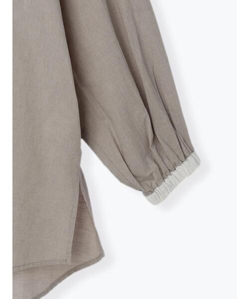 Samansa Mos2（サマンサ モスモス）の「柄アソートクレリックブラウス（シャツ/ブラウス・レディース・ブルー/グレー/ベージュ/ネイビー・F）」の14枚目の写真