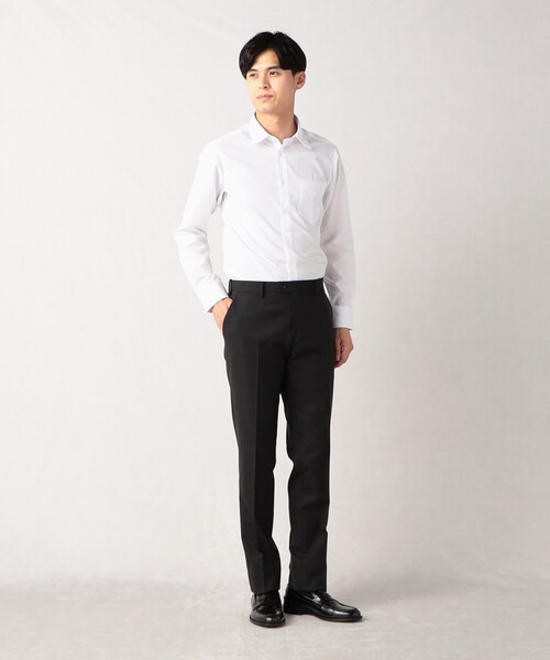 COMME CA MEN（コムサメン）の「【形態安定】NEW ブロードドレスシャツ（シャツ/ブラウス・メンズ・ホワイト/ブラック・FREE）」の13枚目の写真