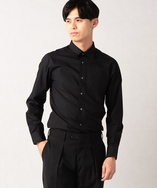 COMME CA MEN（コムサメン）の「【形態安定】NEW ブロードドレスシャツ（シャツ/ブラウス・メンズ・ホワイト/ブラック・FREE）」の11枚目の写真
