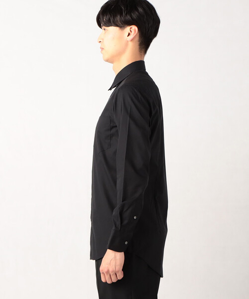 COMME CA MEN（コムサメン）の「【形態安定】NEW ブロードドレスシャツ（シャツ/ブラウス・メンズ・ホワイト/ブラック・FREE）」の9枚目の写真